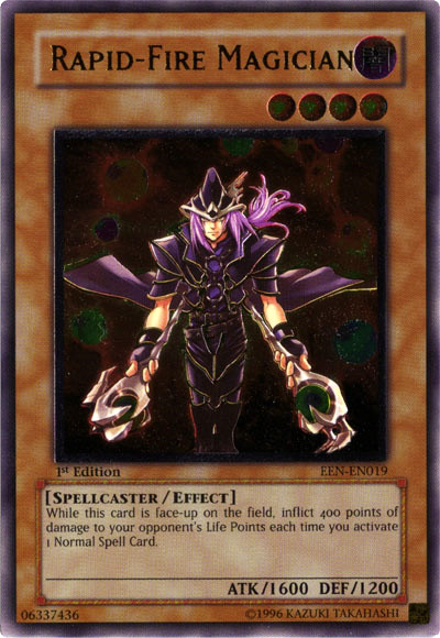 Rapid-Fire Magician [EEN-EN019] Ultimate Rare | Jomio and Rueliete's Cards and Comics