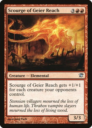 Scourge of Geier Reach [Innistrad] | Jomio and Rueliete's Cards and Comics