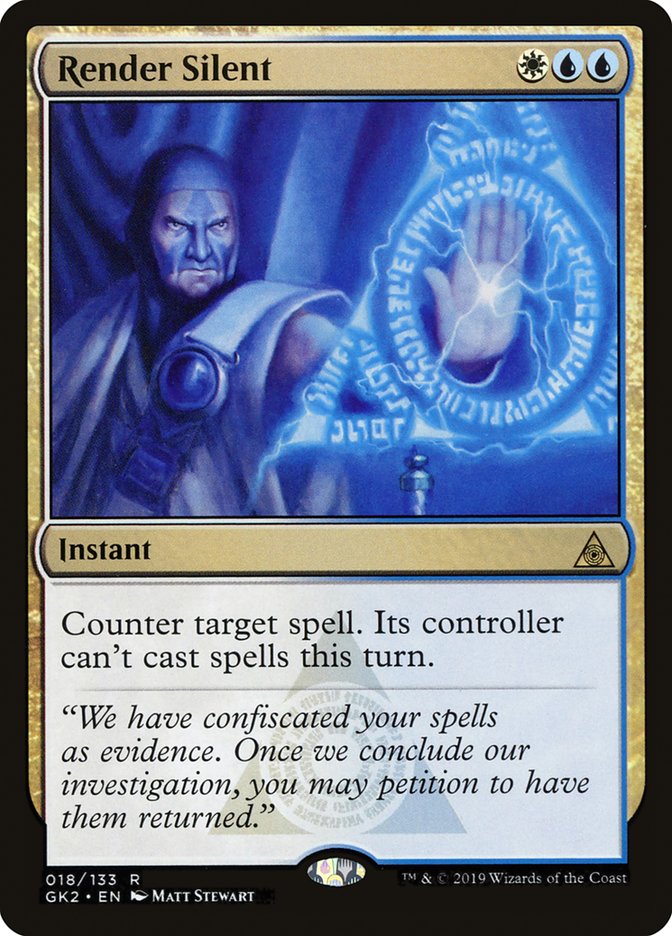 Render Silent [Ravnica Allegiance Guild Kit] | Jomio and Rueliete's Cards and Comics