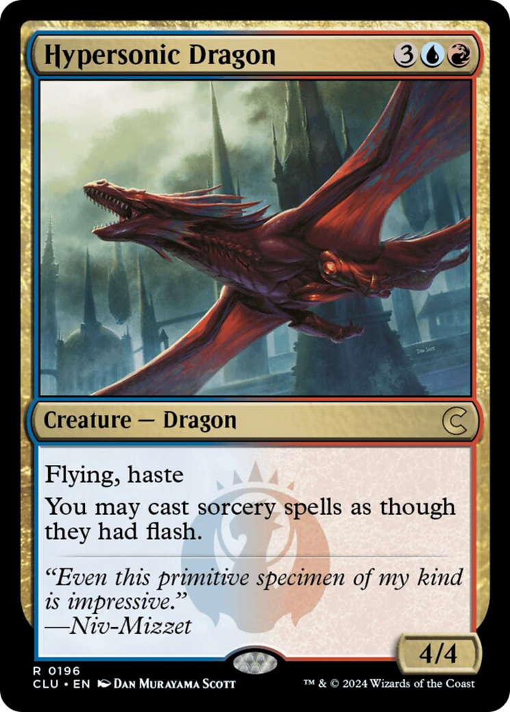 Hypersonic Dragon [Ravnica: Clue Edition] | Jomio and Rueliete's Cards and Comics