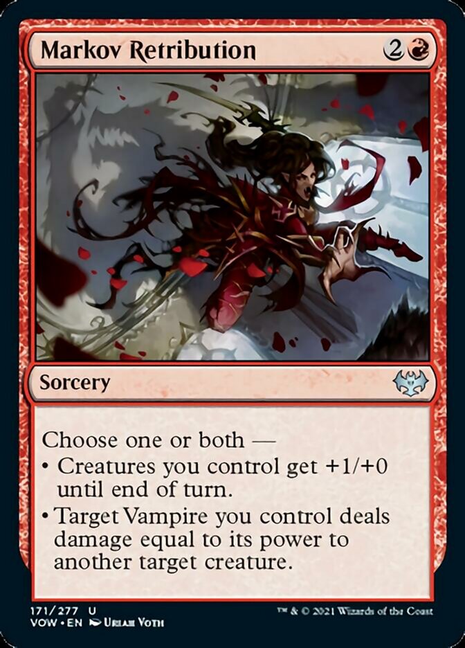 Markov Retribution [Innistrad: Crimson Vow] | Jomio and Rueliete's Cards and Comics