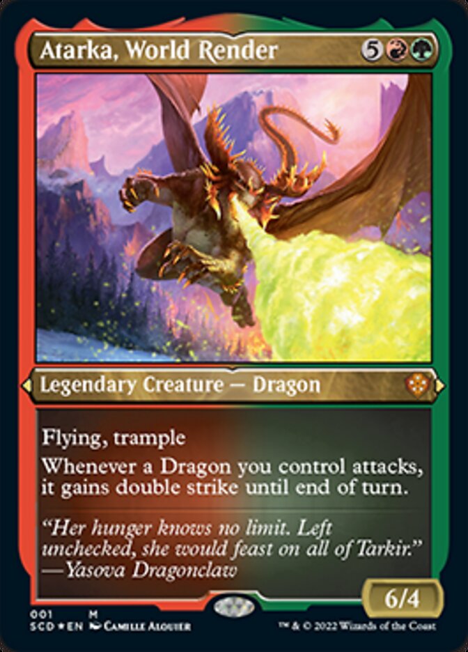 Atarka, World Render (Foil Etched) [Starter Commander Decks] | Jomio and Rueliete's Cards and Comics