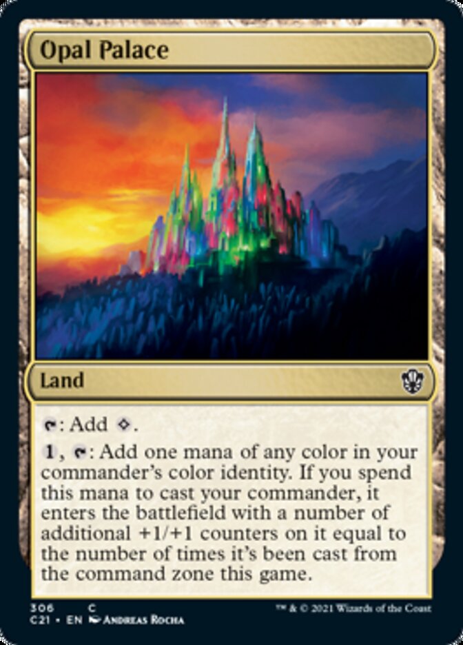 Opal Palace [Commander 2021] | Jomio and Rueliete's Cards and Comics