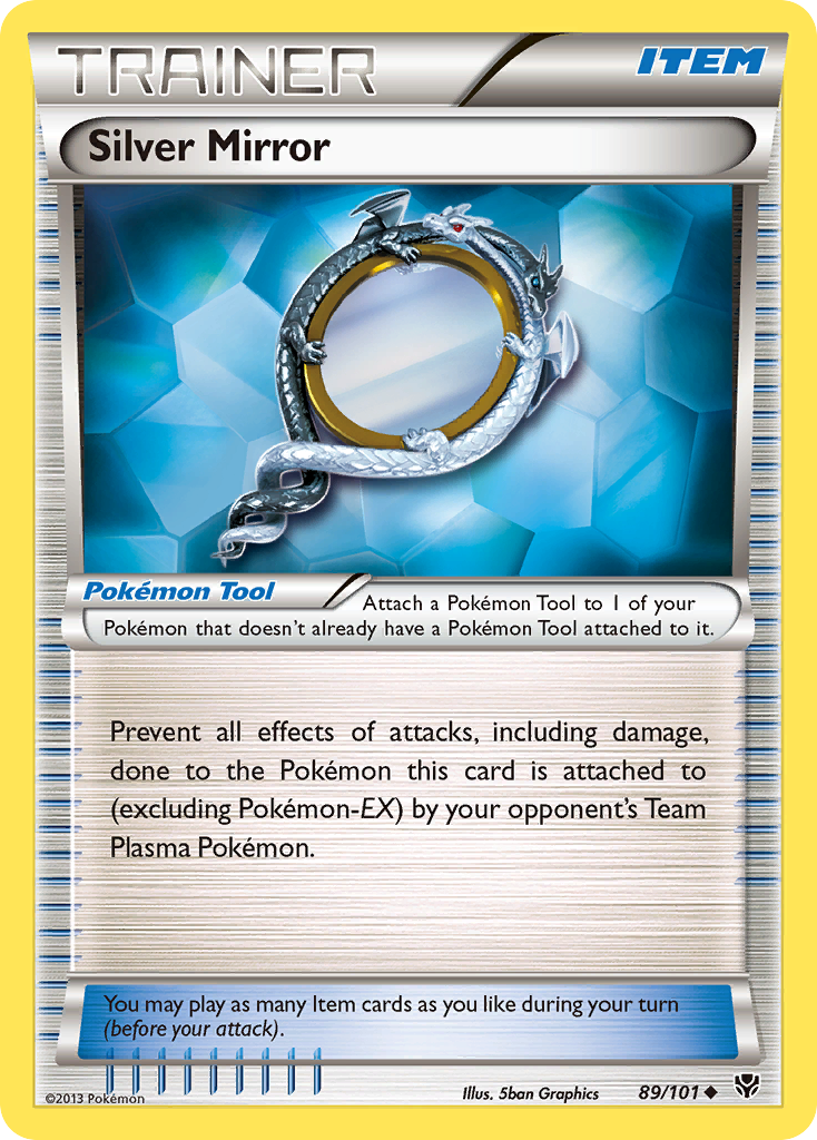 Silver Mirror (89/101) [Black & White: Plasma Blast] | Jomio and Rueliete's Cards and Comics