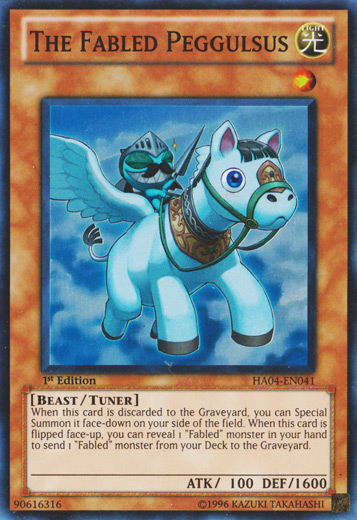 The Fabled Peggulsus [HA04-EN041] Super Rare | Jomio and Rueliete's Cards and Comics