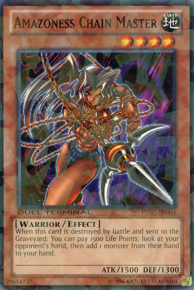 Amazoness Chain Master [DT07-EN004] Common | Jomio and Rueliete's Cards and Comics