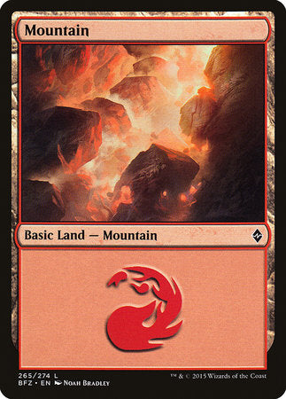 Mountain (265) [Battle for Zendikar] | Jomio and Rueliete's Cards and Comics