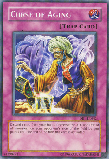 Curse of Aging [DR1-EN042] Common | Jomio and Rueliete's Cards and Comics