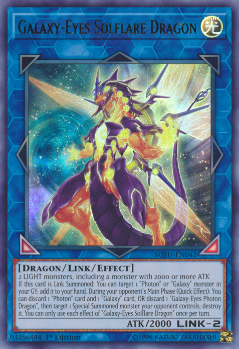 Galaxy-Eyes Solflare Dragon [SOFU-EN042] Ultra Rare | Jomio and Rueliete's Cards and Comics