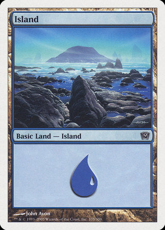 Island (335) [Ninth Edition] | Jomio and Rueliete's Cards and Comics