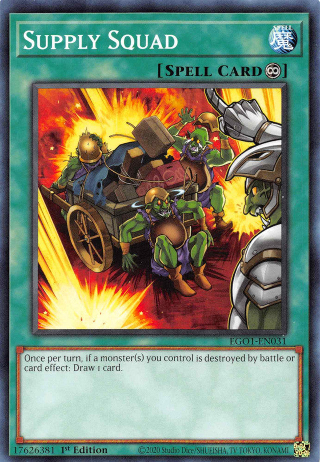 Supply Squad [EGO1-EN031] Common | Jomio and Rueliete's Cards and Comics
