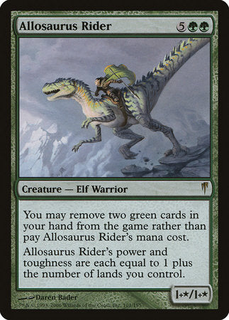 Allosaurus Rider [Coldsnap] | Jomio and Rueliete's Cards and Comics