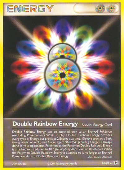 Double Rainbow Energy (88/95) [EX: Team Magma vs Team Aqua] | Jomio and Rueliete's Cards and Comics