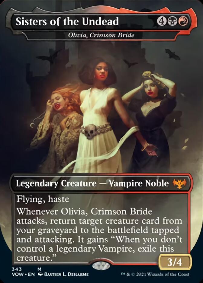 Olivia, Crimson Bride - Sisters of the Undead [Innistrad: Crimson Vow] | Jomio and Rueliete's Cards and Comics