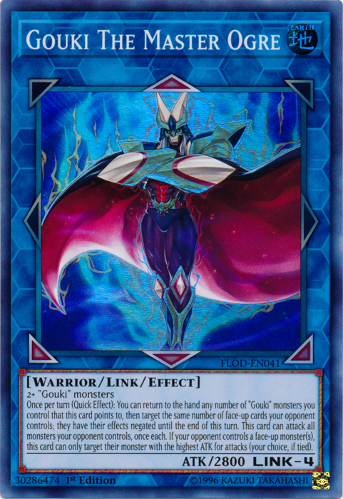 Gouki The Master Ogre [FLOD-EN041] Super Rare | Jomio and Rueliete's Cards and Comics