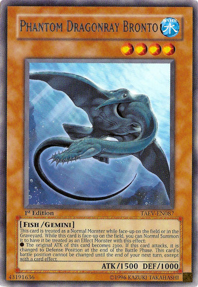 Phantom Dragonray Bronto [TAEV-EN087] Rare | Jomio and Rueliete's Cards and Comics