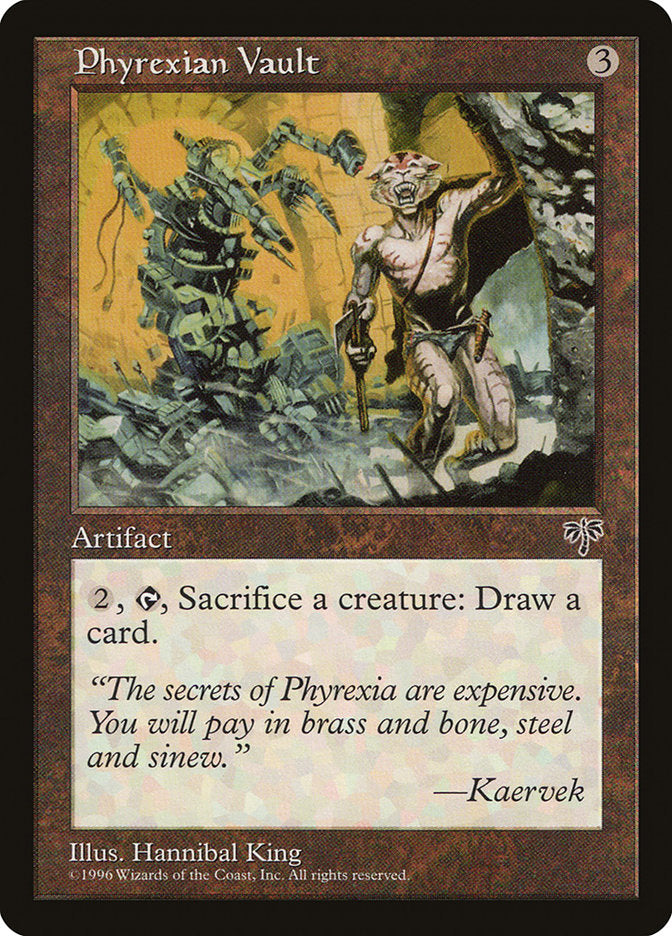 Phyrexian Vault [Mirage] | Jomio and Rueliete's Cards and Comics