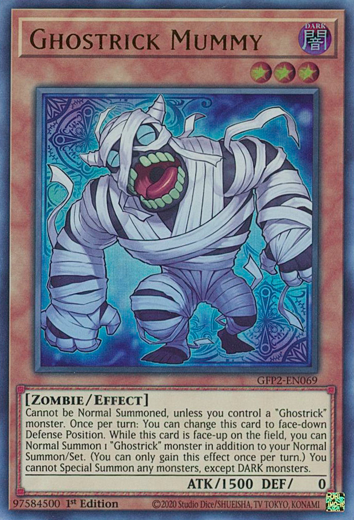 Ghostrick Mummy [GFP2-EN069] Ultra Rare | Jomio and Rueliete's Cards and Comics