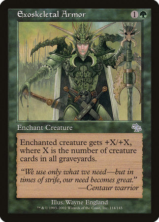 Exoskeletal Armor [Judgment] | Jomio and Rueliete's Cards and Comics