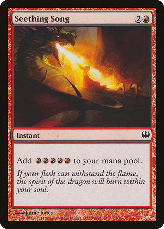 Seething Song [Duel Decks: Knights vs. Dragons] | Jomio and Rueliete's Cards and Comics