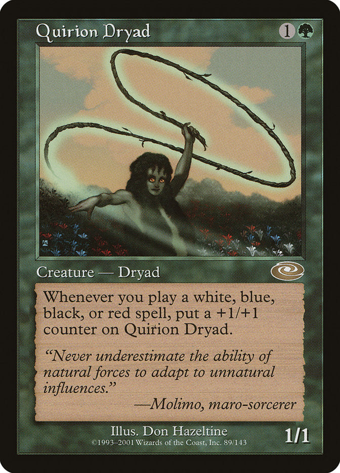 Quirion Dryad [Planeshift] | Jomio and Rueliete's Cards and Comics