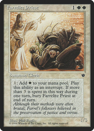 Farrelite Priest [Fallen Empires] | Jomio and Rueliete's Cards and Comics
