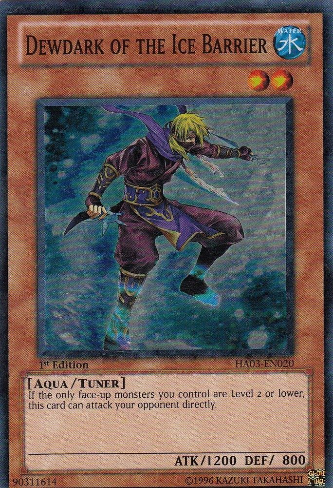 Dewdark of the Ice Barrier [HA03-EN020] Super Rare | Jomio and Rueliete's Cards and Comics