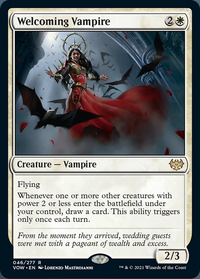 Welcoming Vampire [Innistrad: Crimson Vow] | Jomio and Rueliete's Cards and Comics