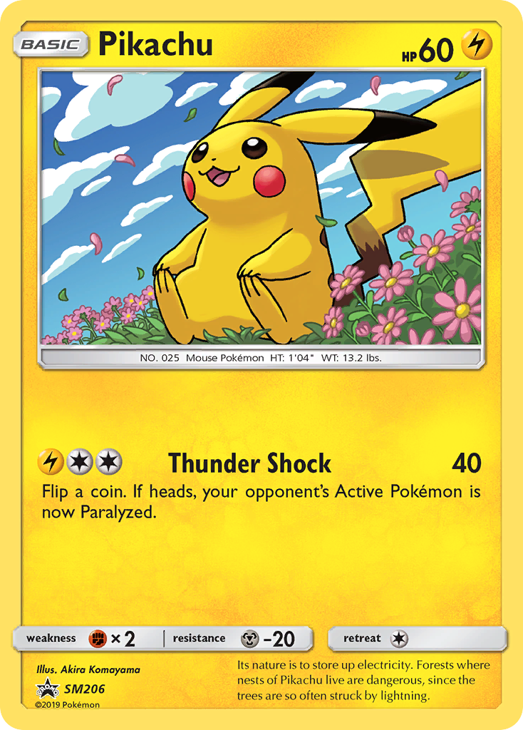 Pikachu (SM206) [Sun & Moon: Black Star Promos] | Jomio and Rueliete's Cards and Comics