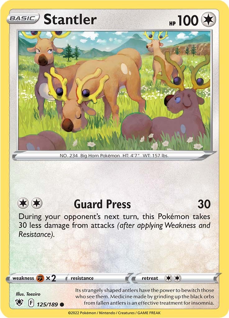 Stantler (125/189) [Sword & Shield: Astral Radiance] | Jomio and Rueliete's Cards and Comics