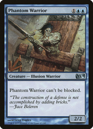 Phantom Warrior [Magic 2014] | Jomio and Rueliete's Cards and Comics