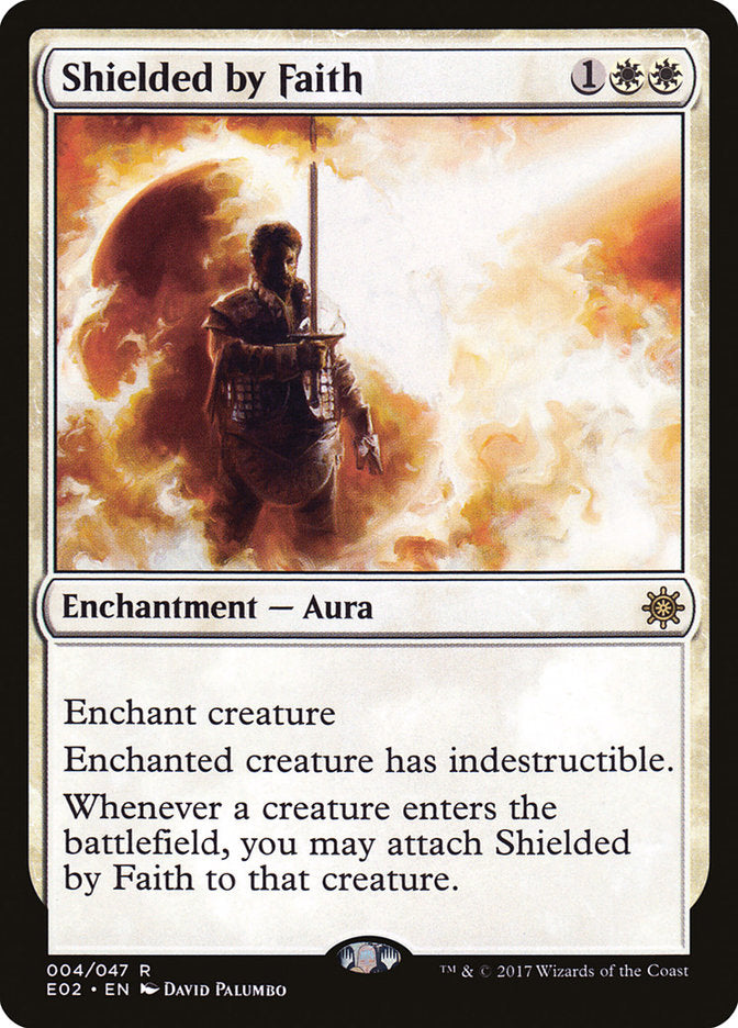 Shielded by Faith [Explorers of Ixalan] | Jomio and Rueliete's Cards and Comics