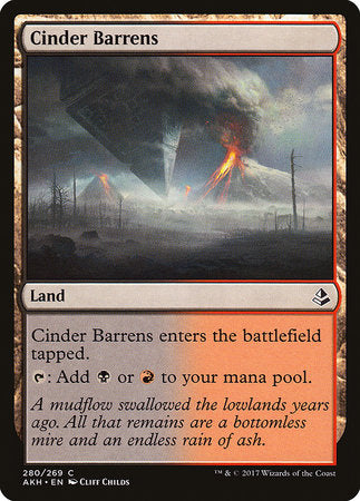 Cinder Barrens [Amonkhet] | Jomio and Rueliete's Cards and Comics