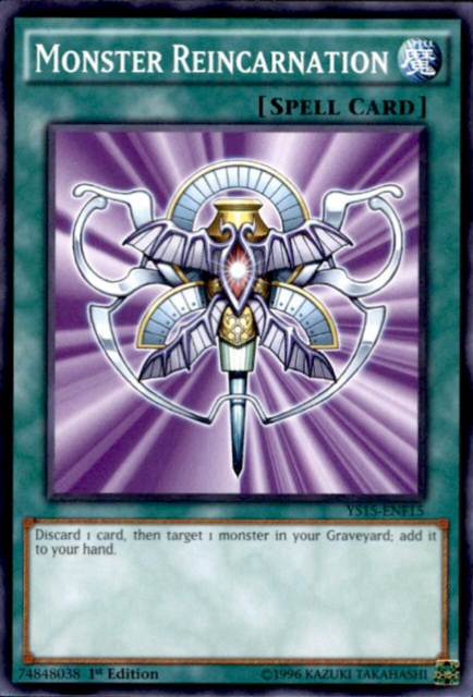 Monster Reincarnation [YS15-ENF15] Common | Jomio and Rueliete's Cards and Comics