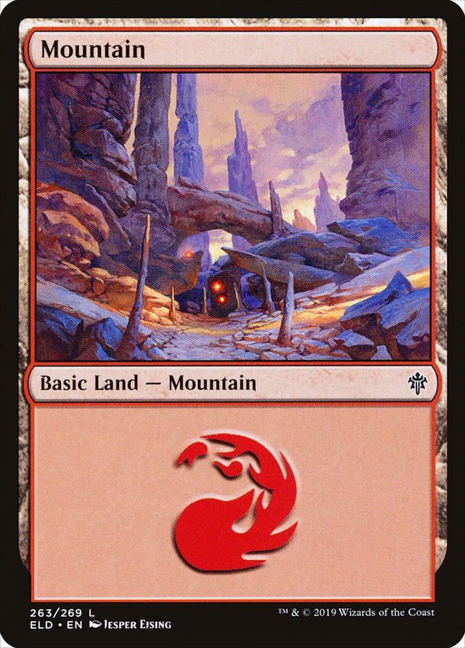 Mountain (263) [Throne of Eldraine] | Jomio and Rueliete's Cards and Comics