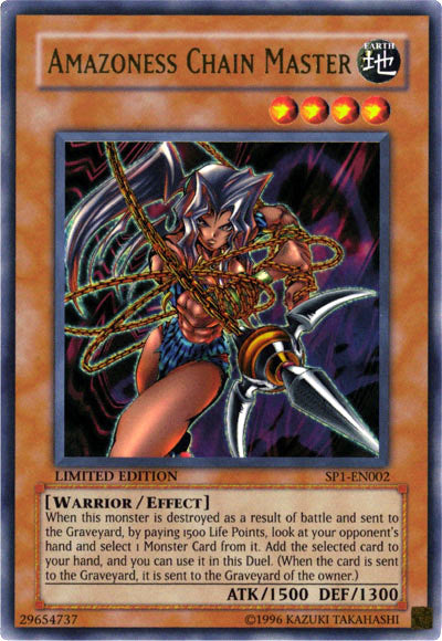 Amazoness Chain Master [SP1-EN002] Ultra Rare | Jomio and Rueliete's Cards and Comics