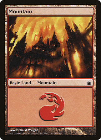 Mountain (302) [Ravnica: City of Guilds] | Jomio and Rueliete's Cards and Comics