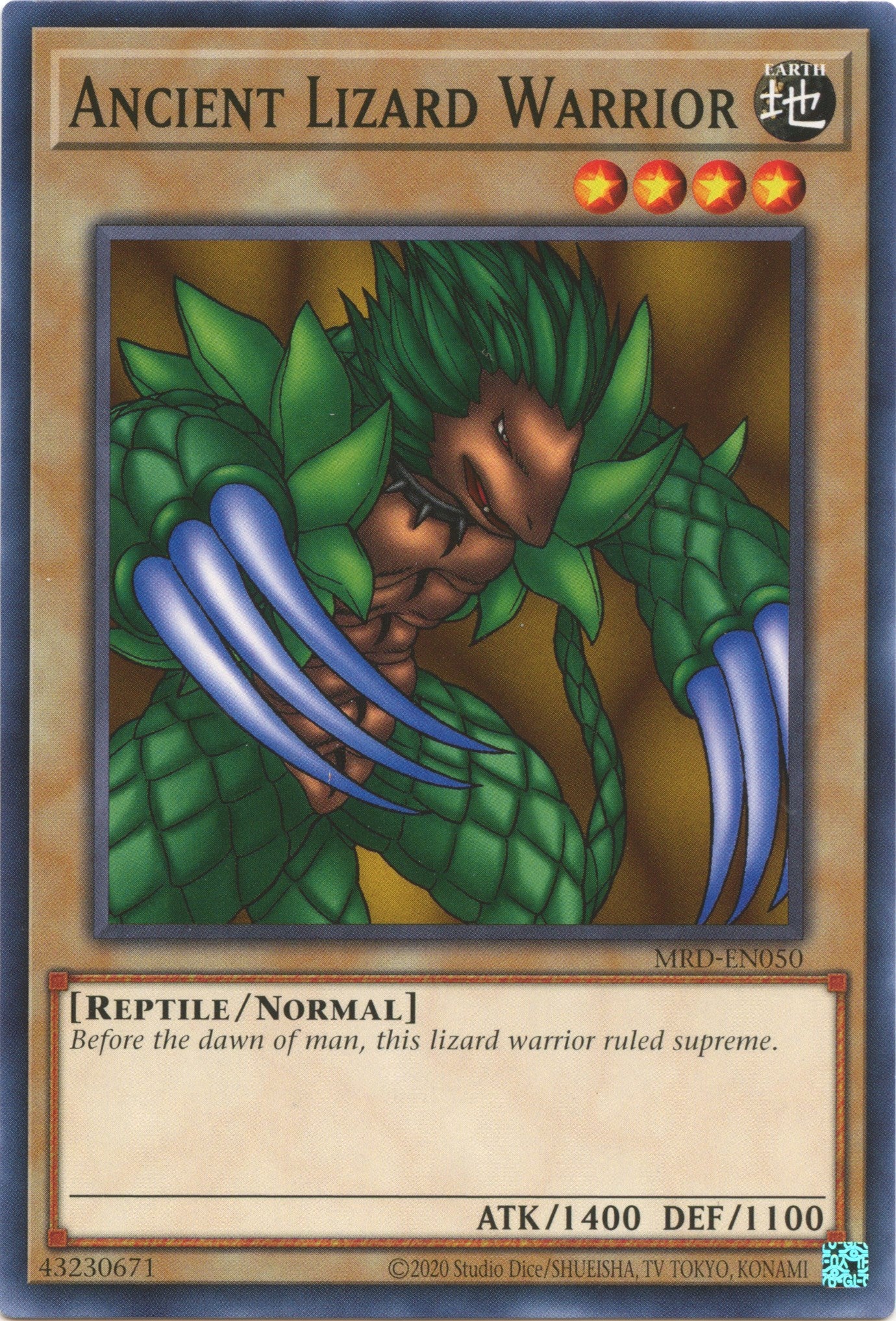 Ancient Lizard Warrior (25th Anniversary) [MRD-EN050] Common | Jomio and Rueliete's Cards and Comics