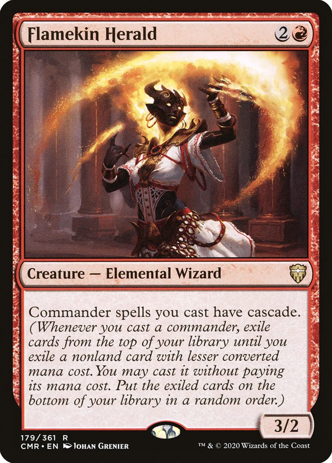 Flamekin Herald [Commander Legends] | Jomio and Rueliete's Cards and Comics
