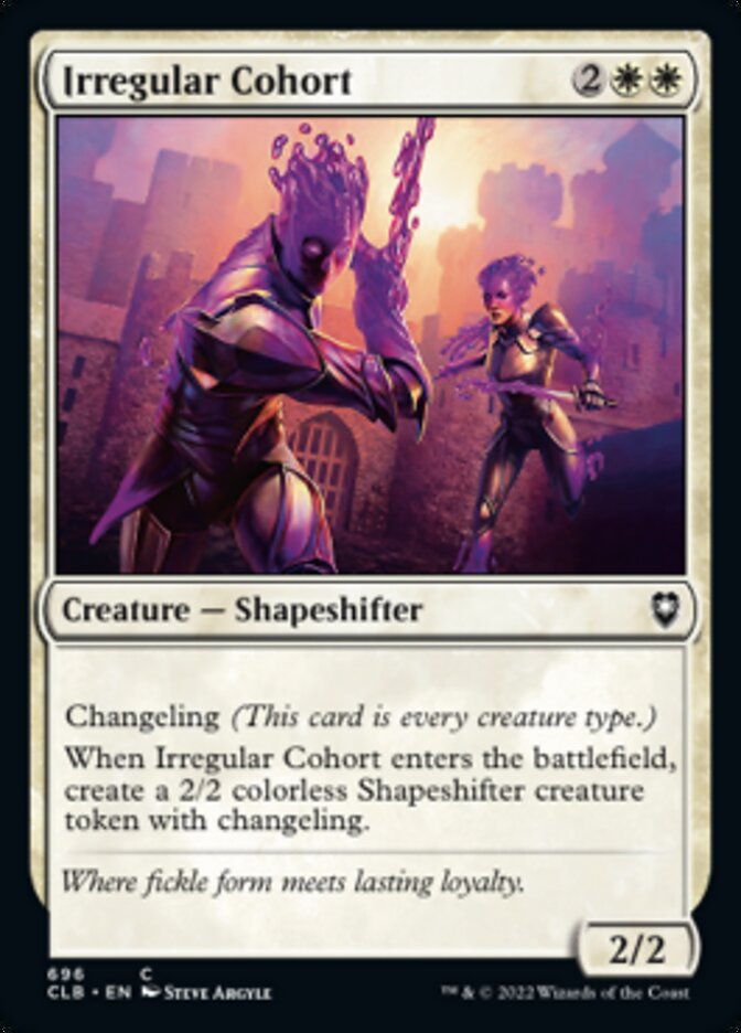 Irregular Cohort [Commander Legends: Battle for Baldur's Gate] | Jomio and Rueliete's Cards and Comics