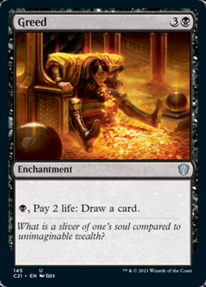 Greed [Commander 2021] | Jomio and Rueliete's Cards and Comics