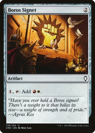 Boros Signet [Commander Anthology Volume II] | Jomio and Rueliete's Cards and Comics