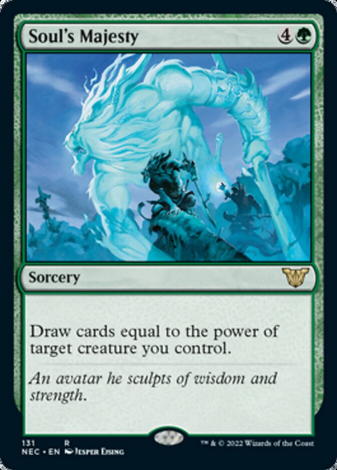 Soul's Majesty [Kamigawa: Neon Dynasty Commander] | Jomio and Rueliete's Cards and Comics