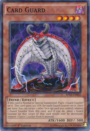 Card Guard (Shatterfoil) [BP03-EN065] Rare | Jomio and Rueliete's Cards and Comics