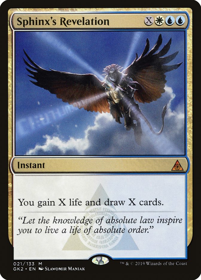 Sphinx's Revelation [Ravnica Allegiance Guild Kit] | Jomio and Rueliete's Cards and Comics