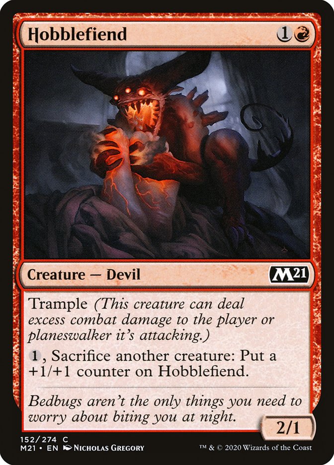 Hobblefiend [Core Set 2021] | Jomio and Rueliete's Cards and Comics