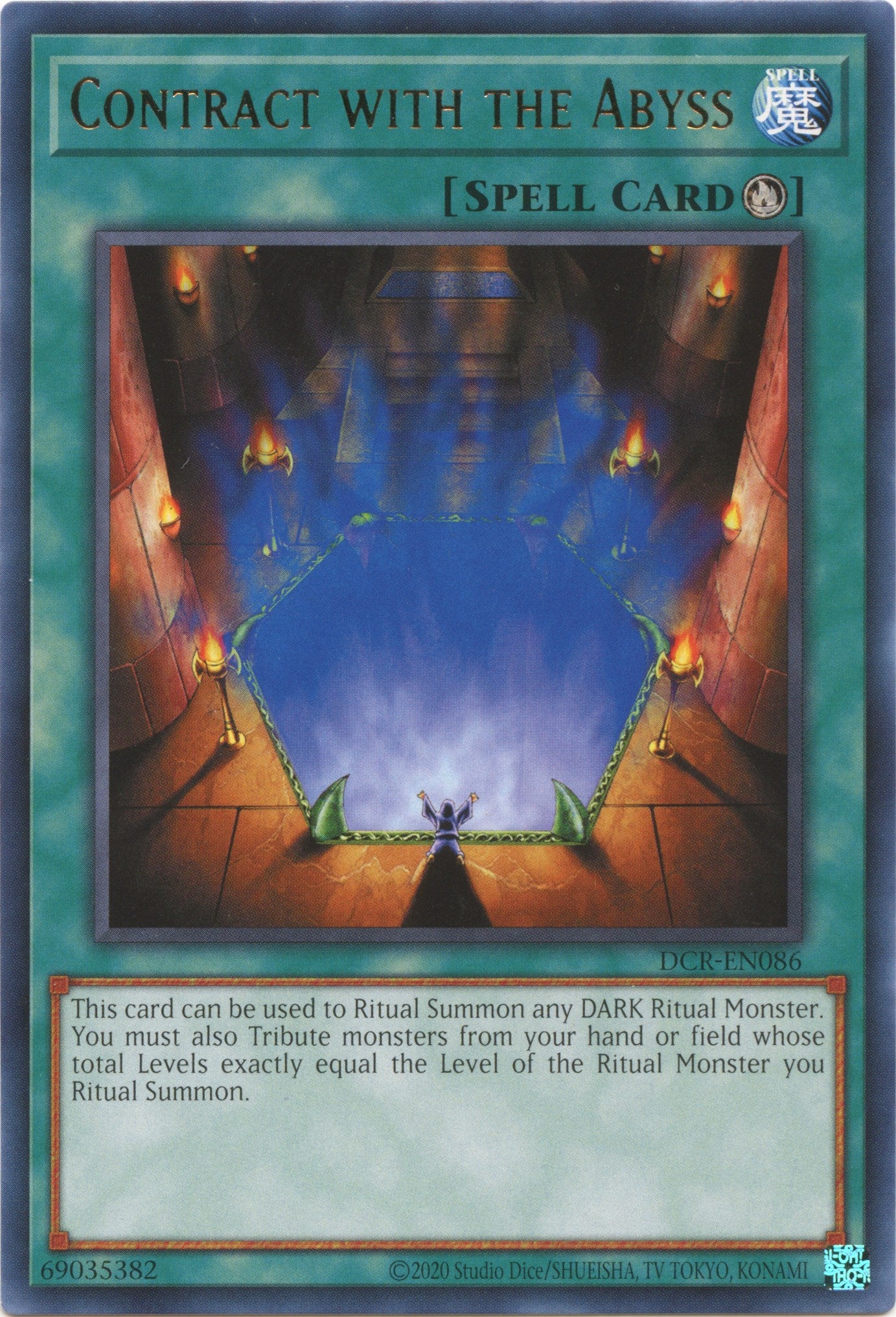 Contract with the Abyss (25th Anniversary) [DCR-EN086] Rare | Jomio and Rueliete's Cards and Comics