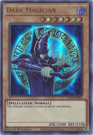 Dark Magician [25TH-EN001] Ultra Rare | Jomio and Rueliete's Cards and Comics