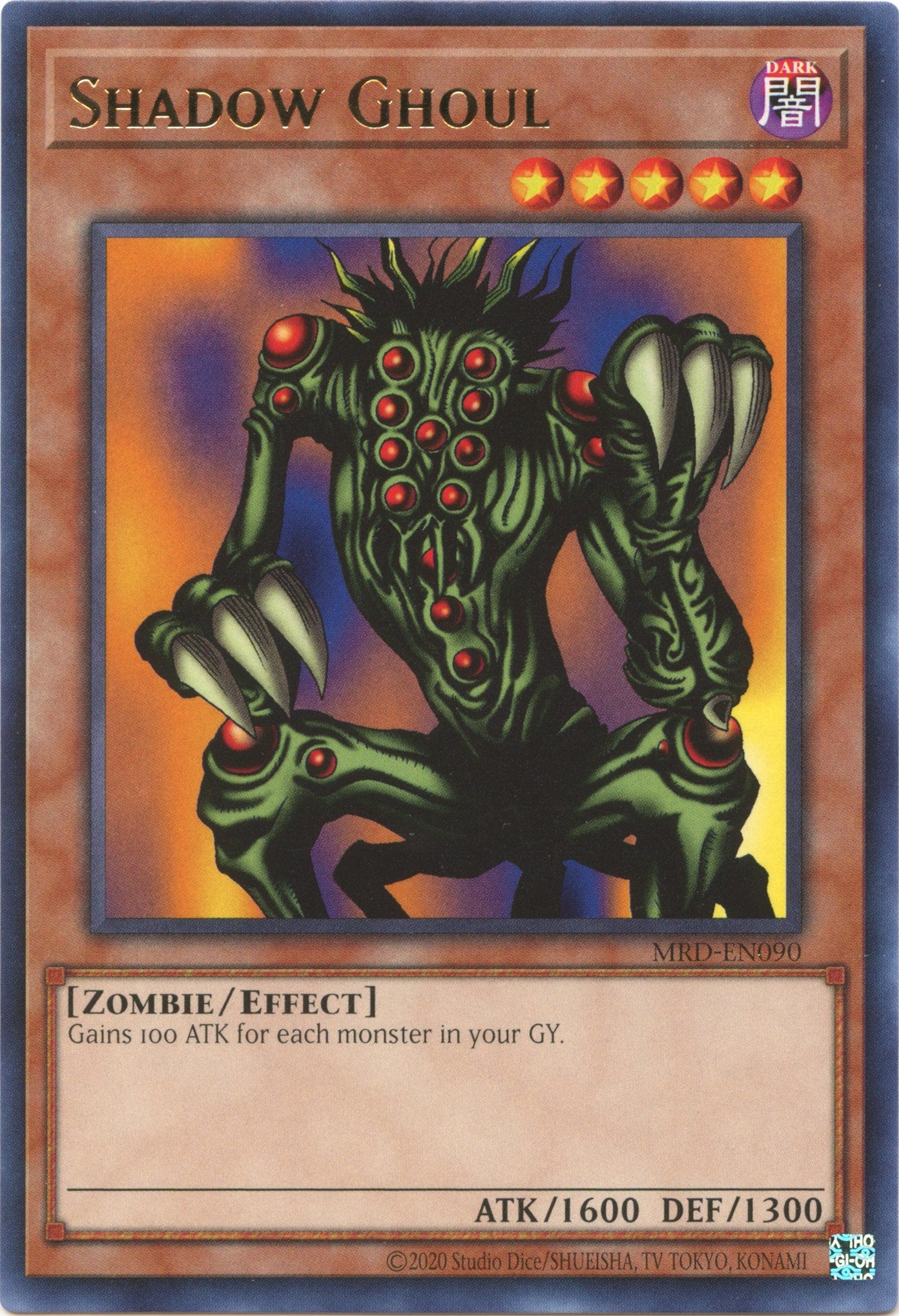 Shadow Ghoul (25th Anniversary) [MRD-EN090] Rare | Jomio and Rueliete's Cards and Comics