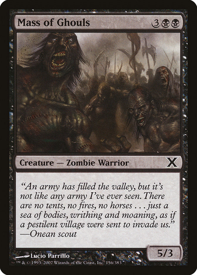 Mass of Ghouls [Tenth Edition] | Jomio and Rueliete's Cards and Comics